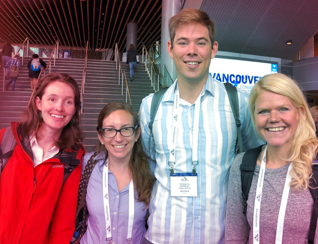 emily, jenny, nick, and martina at vancouver conference
